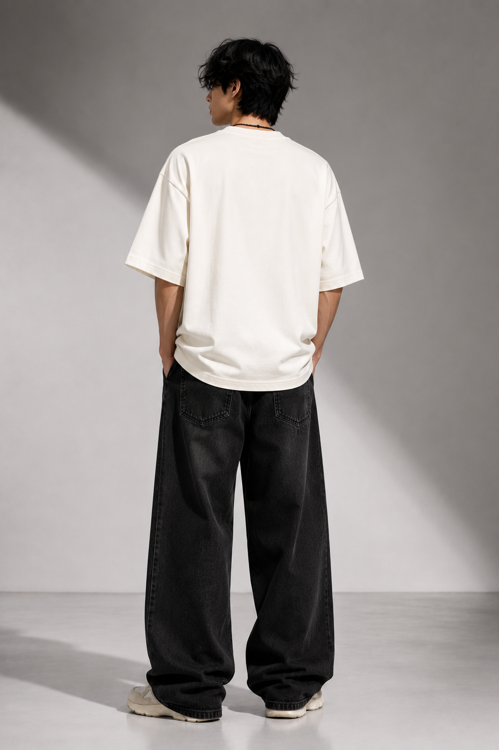 VELUNE Essential Oversized Tee - Off White