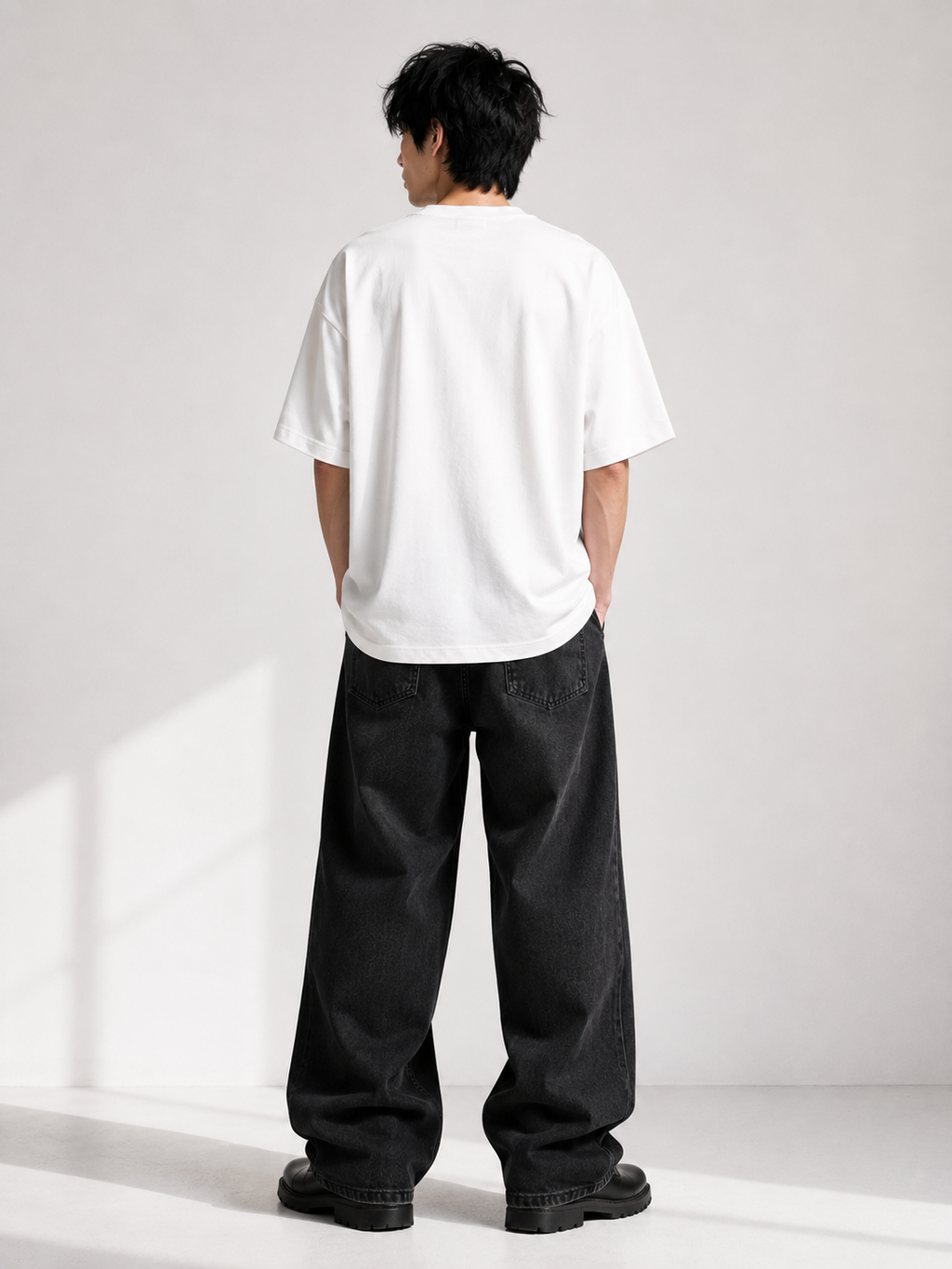VELUNE Essential Oversized Tee - White
